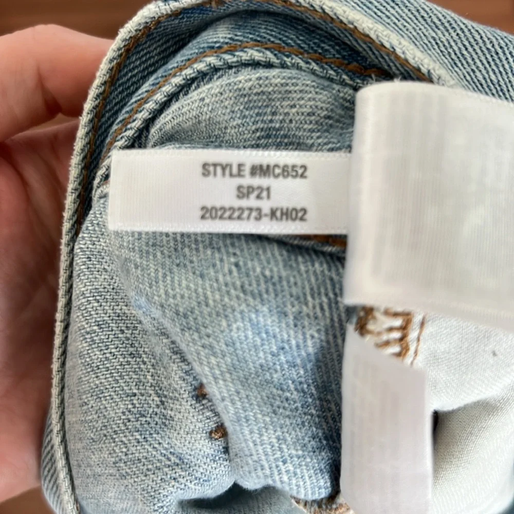 Madewell denim shorts size 25